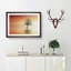 Tree Reflection at Sunset in Abstract - Picture Frame Painting Print-55611040-55611038