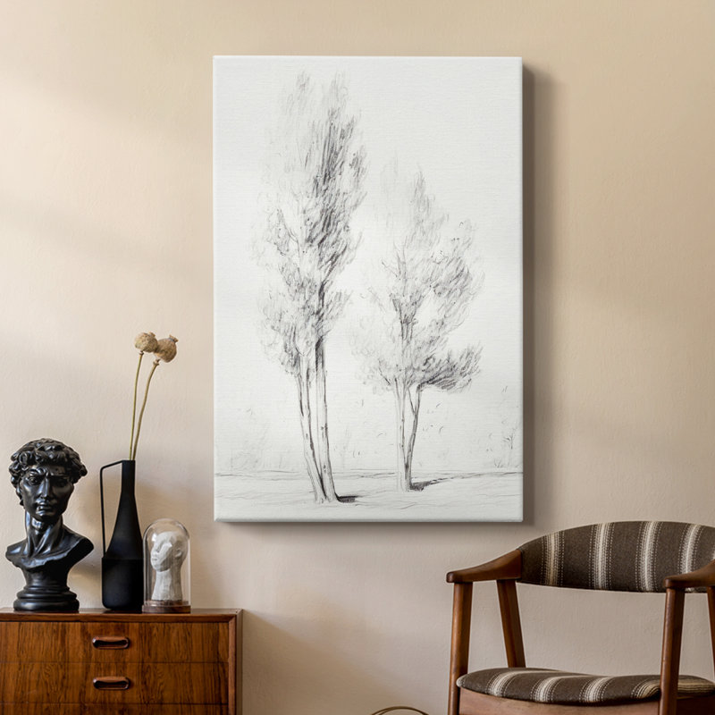 Croquis rétro II - galerie Cavas sur mesure, H 18 po x l 12 po