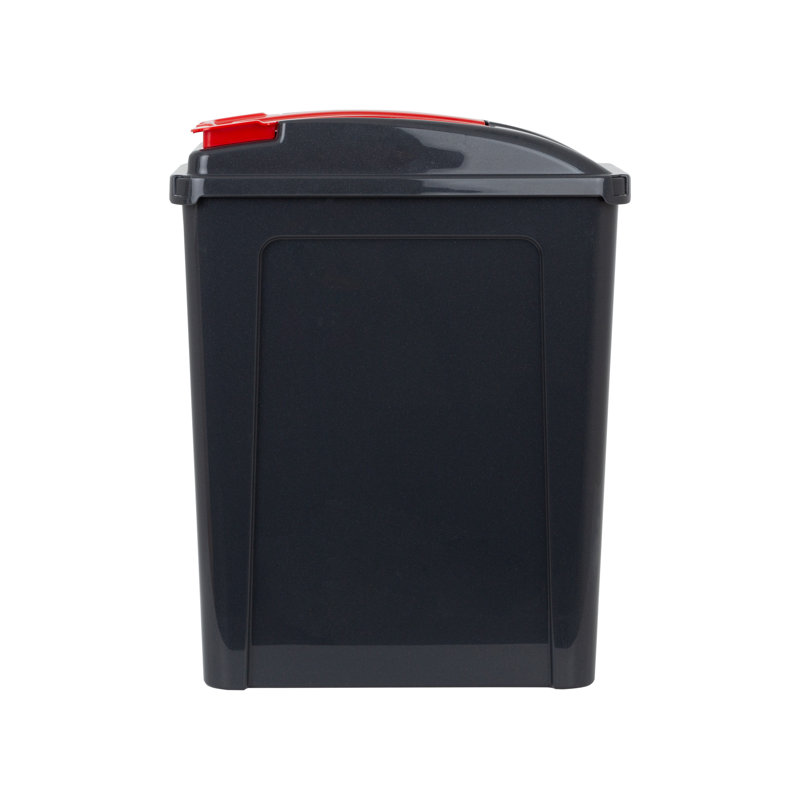Wham Recycle It Slimline Bins, Red/Blue/Green Lids, 25 Liters