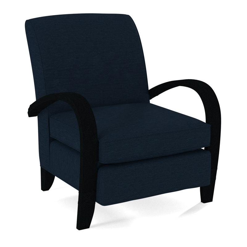 Vero Armchair, White Textured Performance; 0865-91, Black