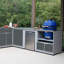 Armoire de cuisine extérieure Kamado