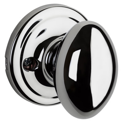 Laurel Half-Dummy Knob in Polished Chrome