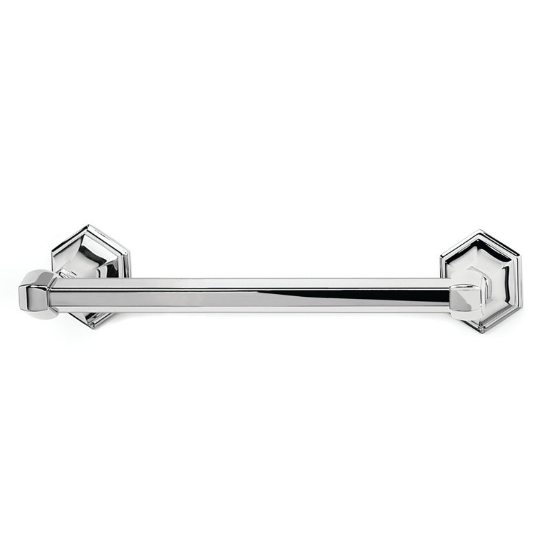 Nicole Wall Mounted Towel Bar, Polished Chrome