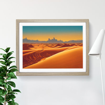 Angelical Desert - Framed Print