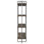Étagère à livres en métal H 79,5 "x l 49,5" Geffrey
