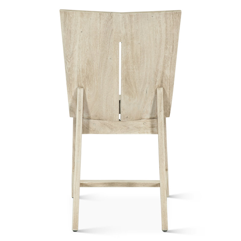 Acadia Dining Chair, Beige Wood