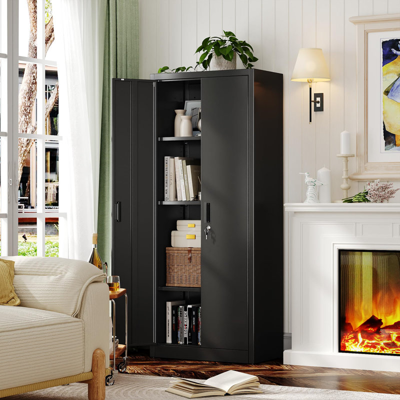 Metal Basic Storage System, Black