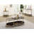 Glass Top Single Coffee Table