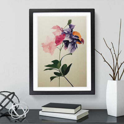 Flowers Watercolour No.2 - Single Picture Frame Painting
