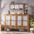 Retro Solid Wood Accent Cabinets