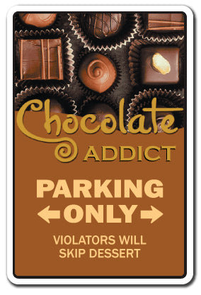 Chocolate Addict Decal