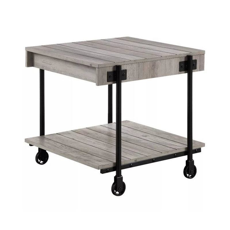 Jerami Top End Table with Storage