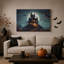 Art mural sur toile Spooky Haunted Mansion-325111343