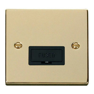 Polished Brass 13A Fused Connection Unit