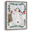 Folk Snowman Forest II, reproduction encadrée - bois massif-103000126