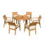 Vellore Outdoor Teak Dining Set-1810847243-1869082319
