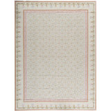 Hand-Knotted High-Quality Green and Green Area Rug