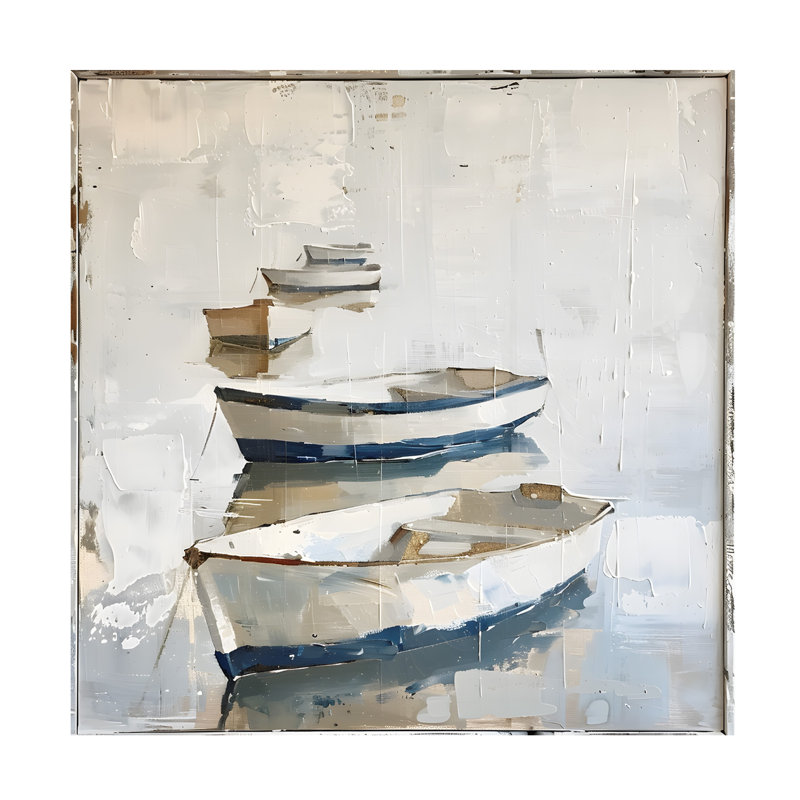 Art sur toile Sean Parnell Boat 3, H 35 po x l 35 po