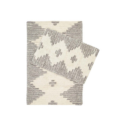 Ensemble de tapis de bain luxueux 2 pièces, 15,7 x 23,6 pouces et 23,6 x 35,4 pouces | 100% coton, 42,8 oz / m² | Lavable à la machine à 86 ° F | Doux, absorbant et durable pour un décor de salle de bain élégant
