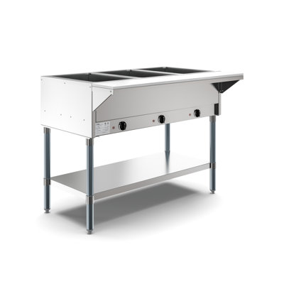 Cuiseur à vapeur électrique commercial à 3 casseroles