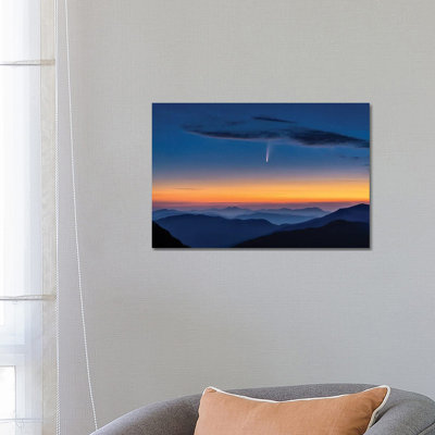 Comet Neowise by Hua Zhu - Wrapped Canvas Print