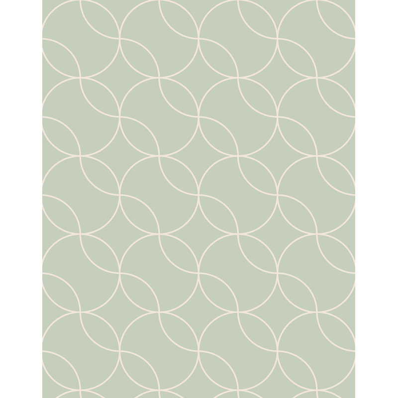 Bevans 7m x 75cm Wallpaper Roll, Green