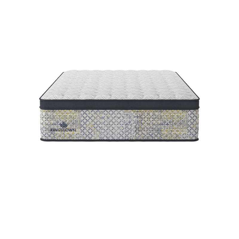 Kingsdown Prime Ashwin 15.5" Plush Twin Euro Pillow Top Luxury Mattress, Twin