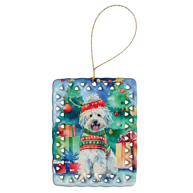 Ornement en porcelaine Puli Christmas, Puli 3601
