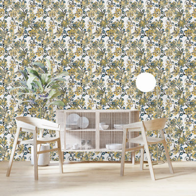 Panneau de papier peint Fleurs