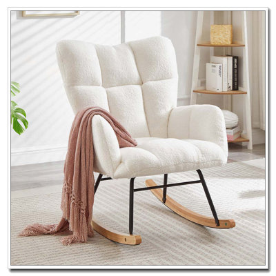 Teddy Fabric Rocking Chair