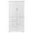 Jayvion Modern Tall & Wide Bathroom Storage Cabinet | Sturdy MDF Construction | 2 Doors + 3 Spacious Drawers | Water-Resistant Finish for Bathroom/Office/Home-206109473