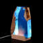 Lampe océan en résine, lampe en bois de résine bleue, veilleuse atmosphère, cadeau de Noël festif