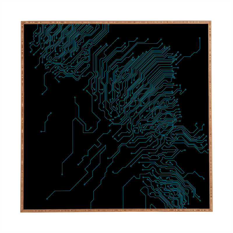 « circuit », impression encadrée
