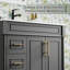 Ensemble de meuble-lavabo autoportant 36 po avec comptoir Everarda, robinet, pieds fuselés classiques-84971178