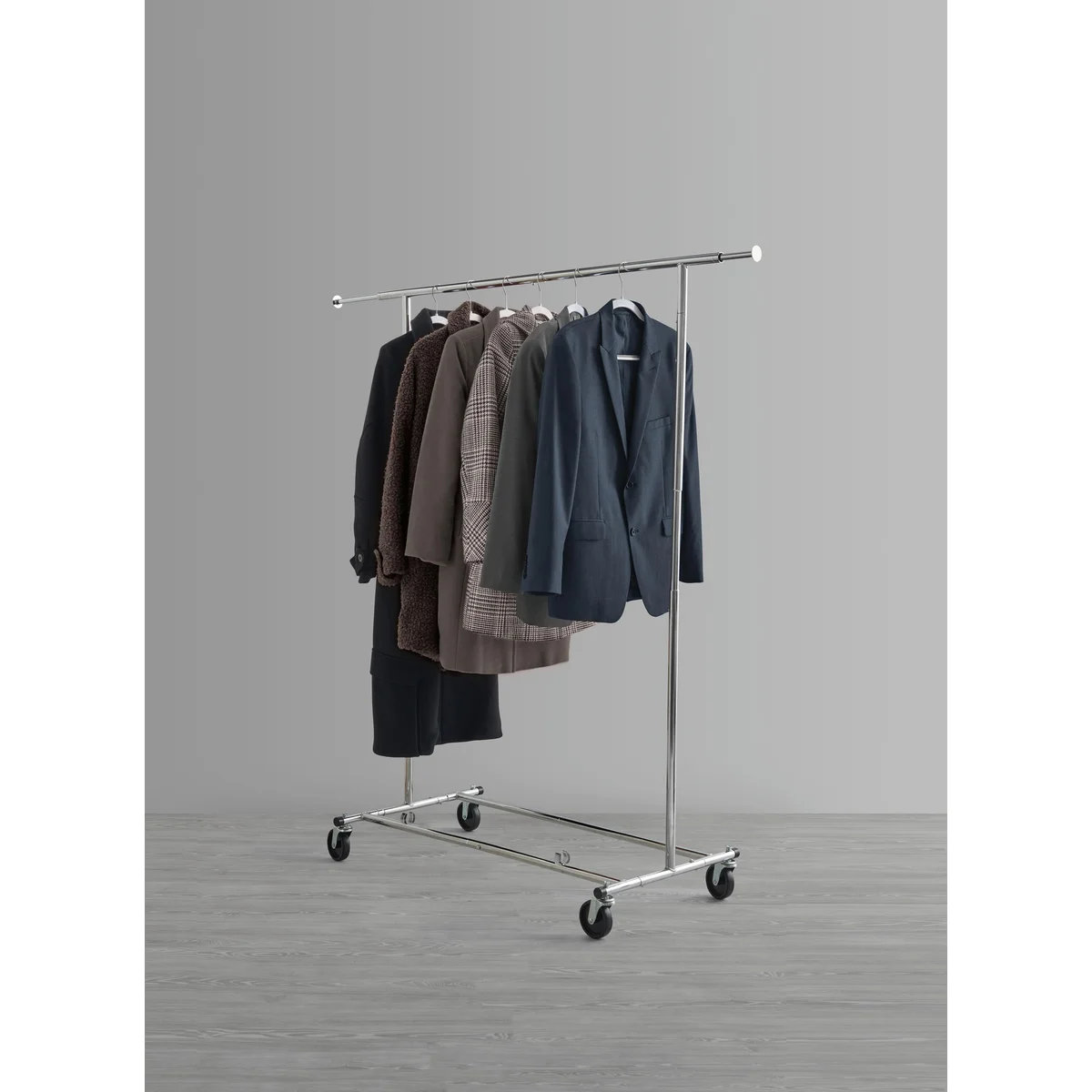 J&V Textiles Commercial Grade Foldable Garment Rack & Reviews | Wayfair