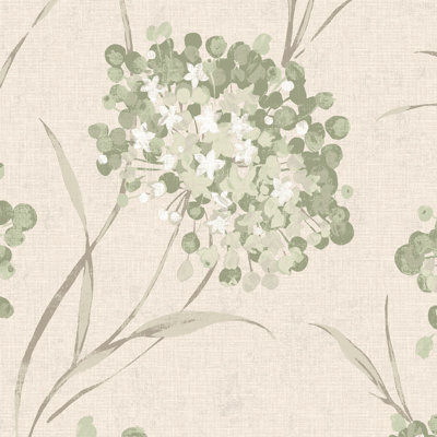 Laura Ashley Giselle Hedgerow Wallpaper