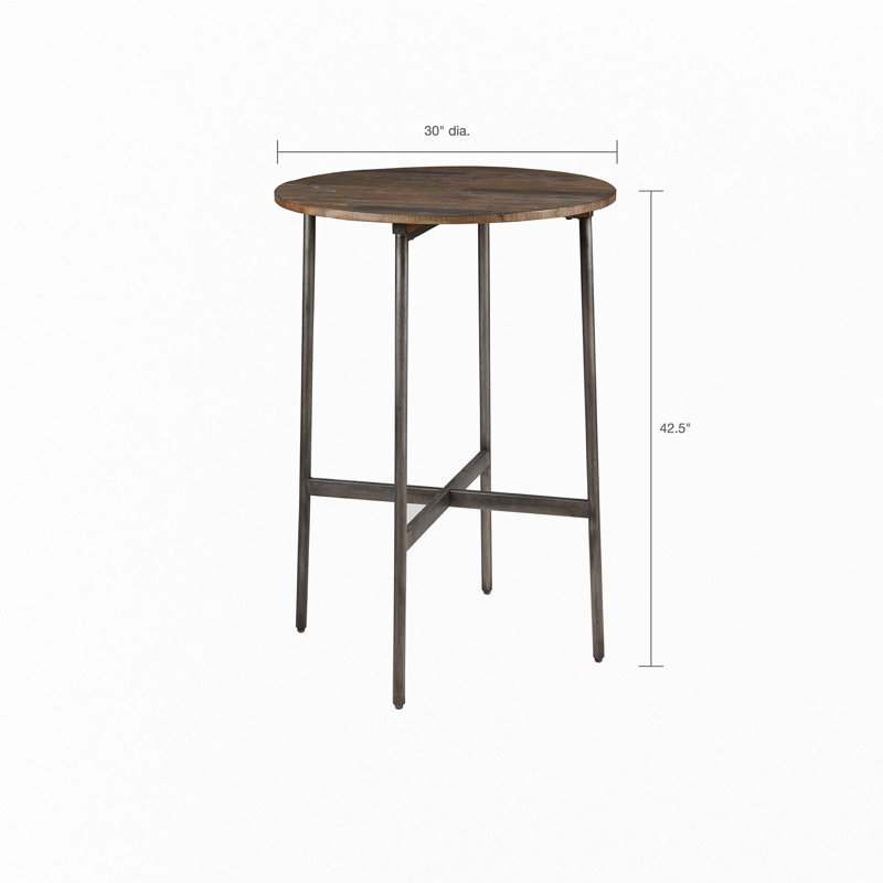 Table de bar ronde (table seulement)