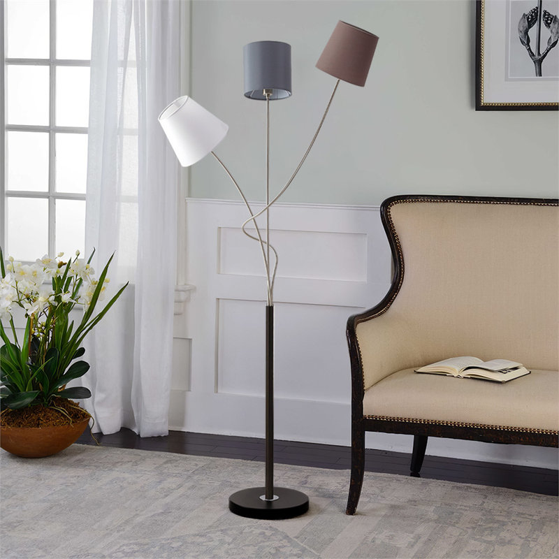 152cm Polished Torchiere Floor Lamp