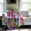 Flowered Paisley - 1 Piece Premium Sherpa Blanket 0141-100794344