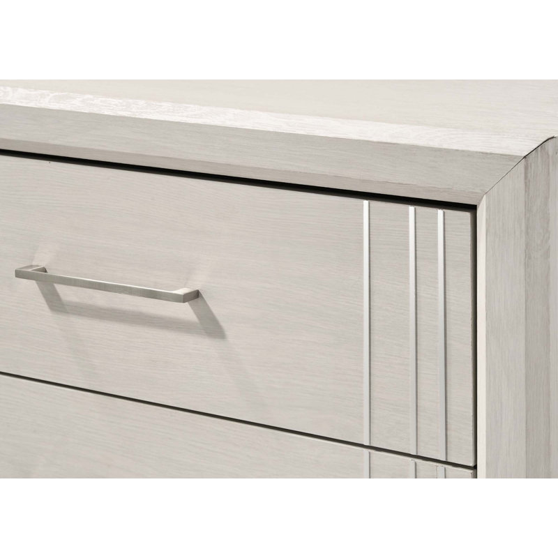 Commode contemporaine à 4 tiroirs 1pc, Beige