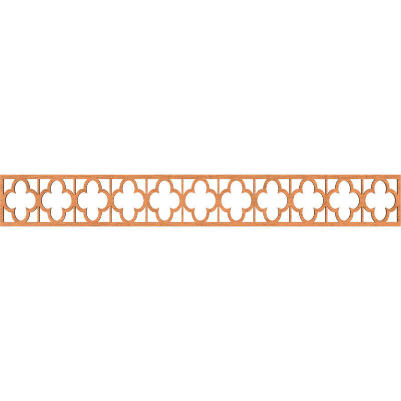Moulure à panneau Woodall, Cerisier, H 6 po x l 46,5 po x P 0,25 po