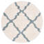 Tapis ivoire / bleu clair Alonnah-350176150