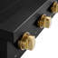 Dessus de table ZLINE Autograph 48 po. Induction en acier inoxydable et or poli-138644554