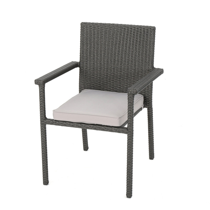 SAN PICO DINING CHAIR, 1PC With Cushion, Gray