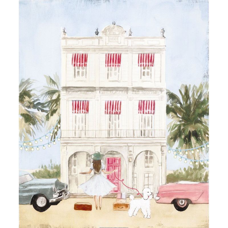 Beverly Hills Hotel - impression, H 36 po x l 24 po
