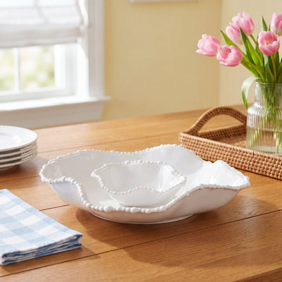 Vida Novelty Melamine Chips And Dip Platter