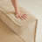 Harrison Ottoman Velvet-Light Camel