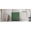 Ensemble de meuble-lavabo vert 30 po avec lavabo, armoire de rangement avec porte à fermeture en douceur, 3 tiroirs à fermeture en douceur et plateau amovible, structure en bois massif-160375789