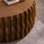 Table basse ronde moderne avec piédestal robuste