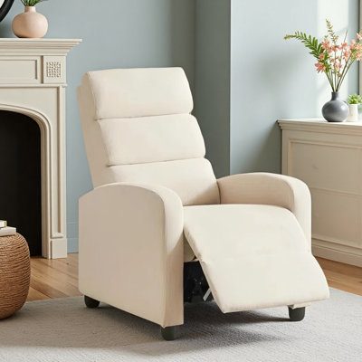 Fauteuil inclinable manuel rembourré 19 po